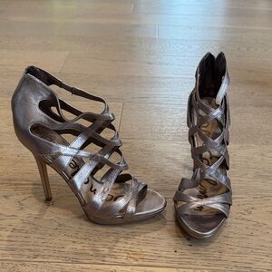 Sam Edelman Metallic Strappy Heels